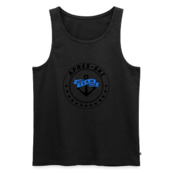 apres ski team anker - Männer Premium Bio Tank Top - Schwarz - Vorne - Michal (187cm)