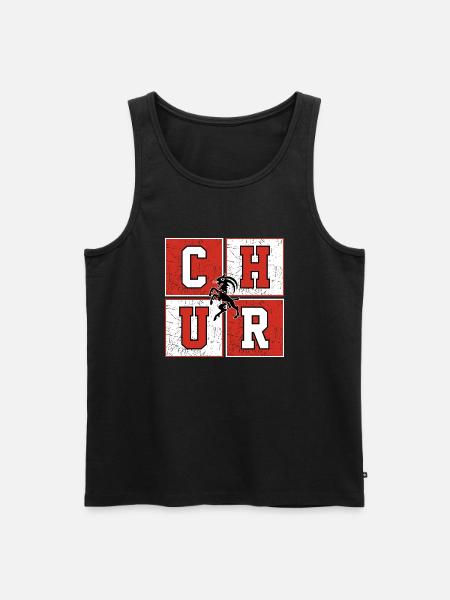 Chur - Männer Premium Bio Tank Top - Schwarz