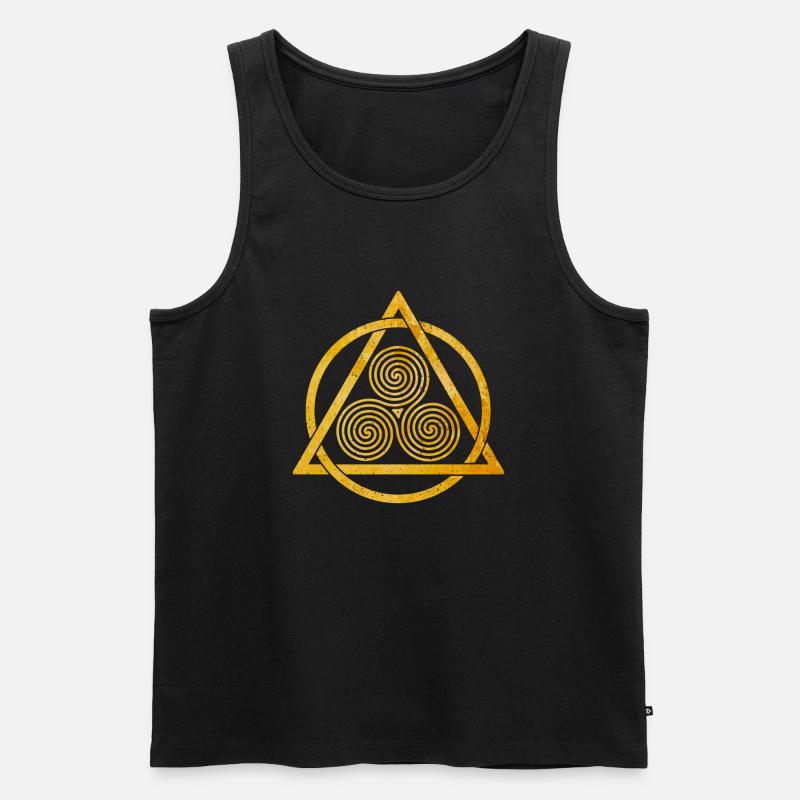 celtic ornament - Männer Premium Bio Tank Top - Schwarz