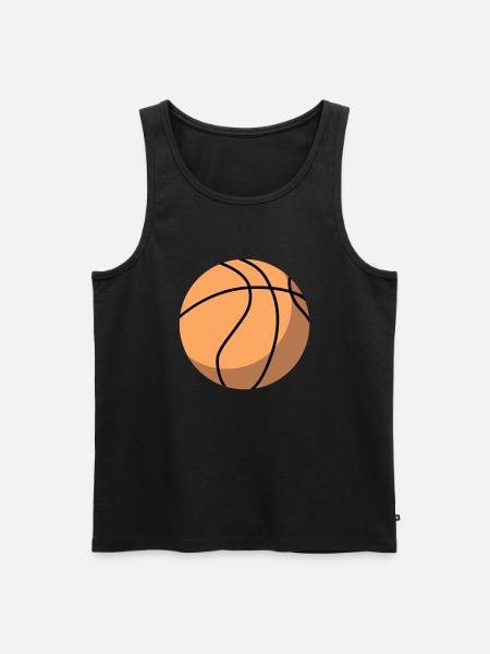 Basketball - Men's Premium Organic Tank Top - black