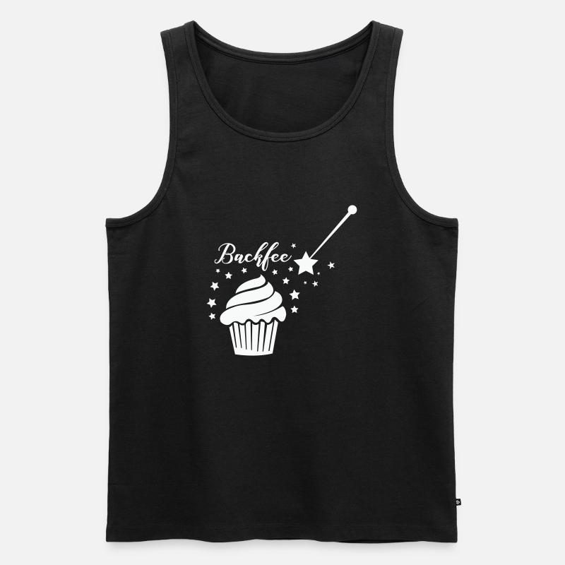 backfee 01 - Männer Premium Bio Tank Top - Schwarz
