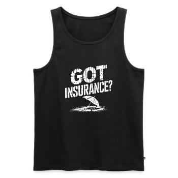 Advice on optimal protection - Men's Premium Organic Tank Top - black - Front - AI Model Male 178 light (178cm)