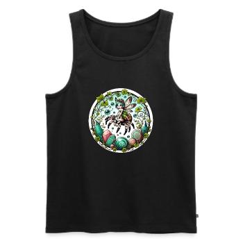 Niedliche Spinnenfee - Männer Premium Bio Tank Top - Schwarz - Vorne - Michal (187cm)