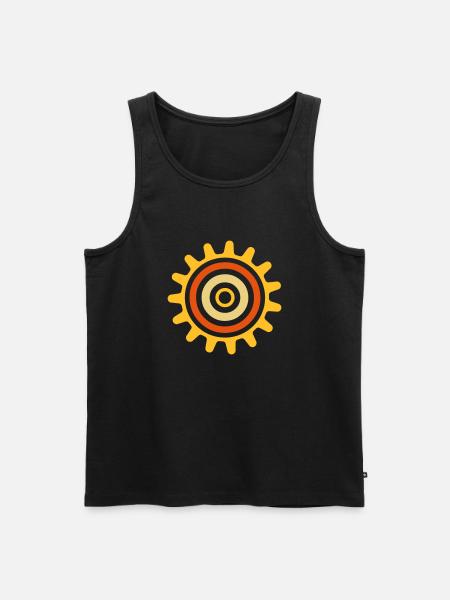 cogwheel - Men's Premium Organic Tank Top - black