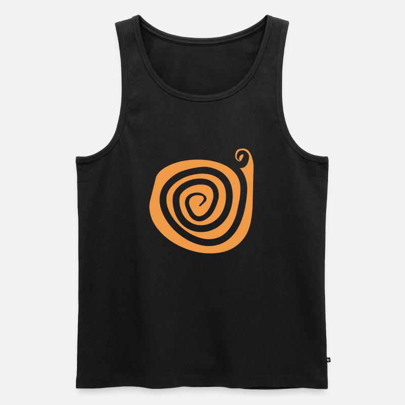 spiral_2 - Männer Premium Bio Tank Top - Schwarz