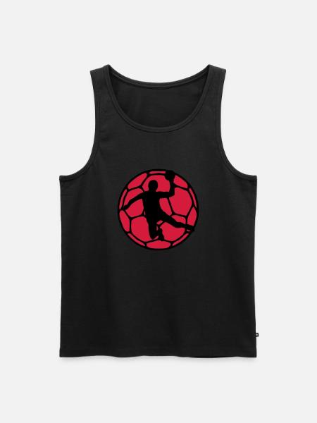 Handball - Men's Premium Organic Tank Top - black