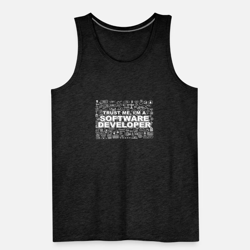 Trust Me, I'm a Software Developer Men's Premium Organic Tank Top