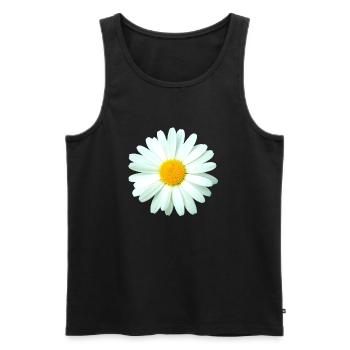 Marguerite - Débardeur bio Premium Homme - noir - Devant - Michal (187cm)