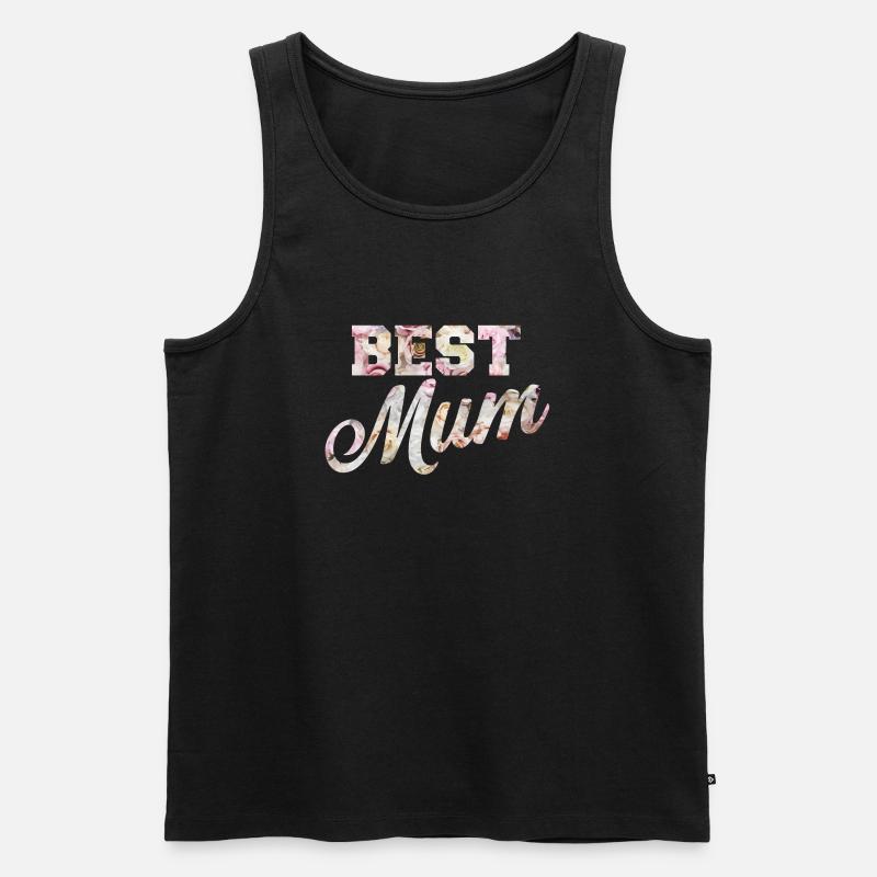 best mum - Männer Premium Bio Tank Top - Schwarz