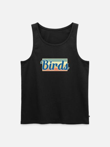 Bird Birds - Men's Premium Organic Tank Top - black