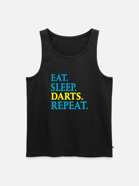 Darts Dart - Men's Premium Organic Tank Top - black