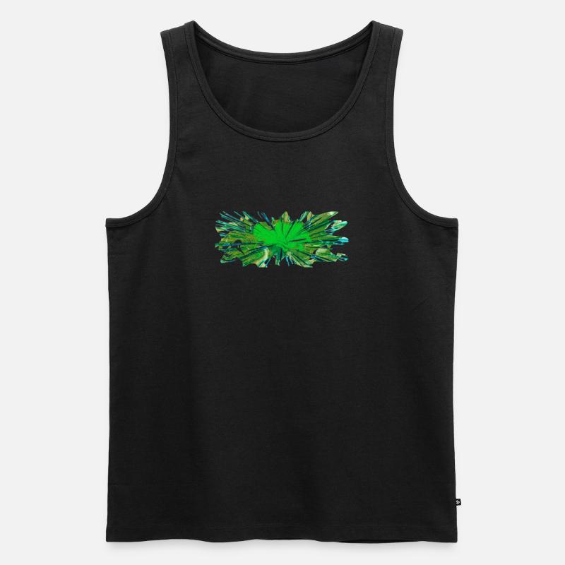 beginning - Männer Premium Bio Tank Top - Schwarz
