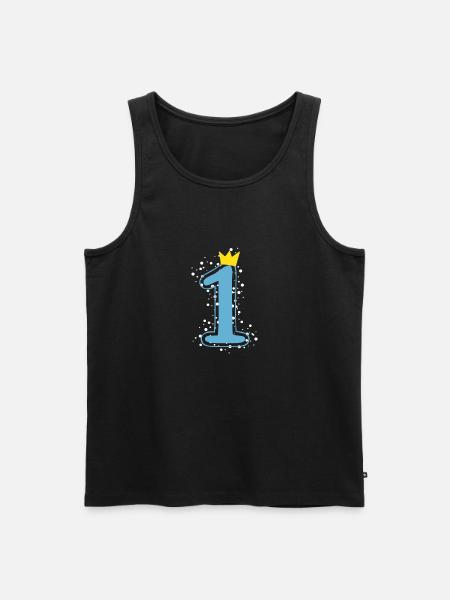 1 first birthday gift idea - Men's Premium Organic Tank Top - black