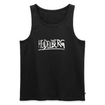 Einfach nur Heidelberg - Männer Premium Bio Tank Top - Schwarz - Vorne - Michal (187cm)