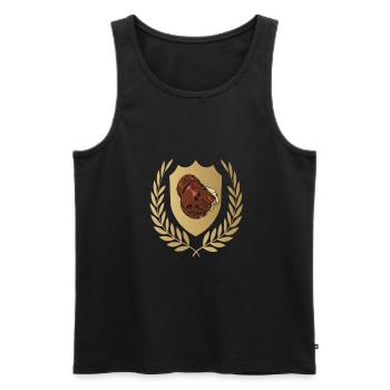 MMA Free Fighter - Men's Premium Organic Tank Top - black - Front - AI Model Male 178 light (178cm)