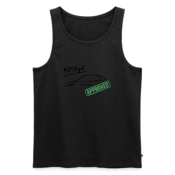 Projekt 205 m24 - Männer Premium Bio Tank Top - Schwarz - Vorne - AI Model Male 178 light (178cm)