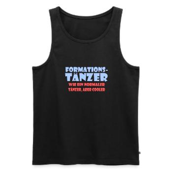 Formationstanz Formationstänzer Geschenk Formation - Männer Premium Bio Tank Top - Schwarz - Vorne - AI Model Male 178 light (178cm)