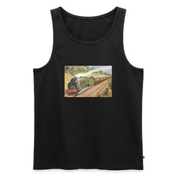 Bournemouth Belle - Männer Premium Bio Tank Top - Schwarz - Vorne - AI Model Male 178 light (178cm)