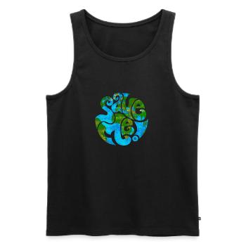 Save Me! - Männer Premium Bio Tank Top - Schwarz - Vorne - Michal (187cm)