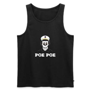Edgar Allan Poe - Englische Literatur Autor - Männer Premium Bio Tank Top - Schwarz - Vorne - AI Model Male 178 light (178cm)