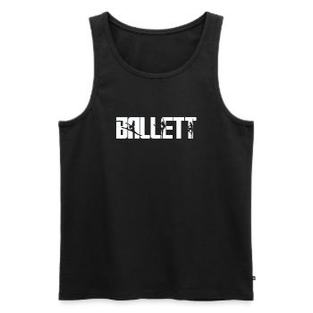 Ballerine - Débardeur bio Premium Homme - noir - Devant - Michal (187cm)