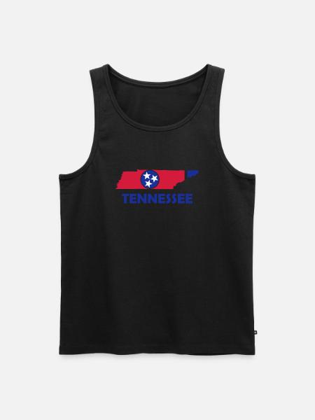 Tennessee - Men's Premium Organic Tank Top - black