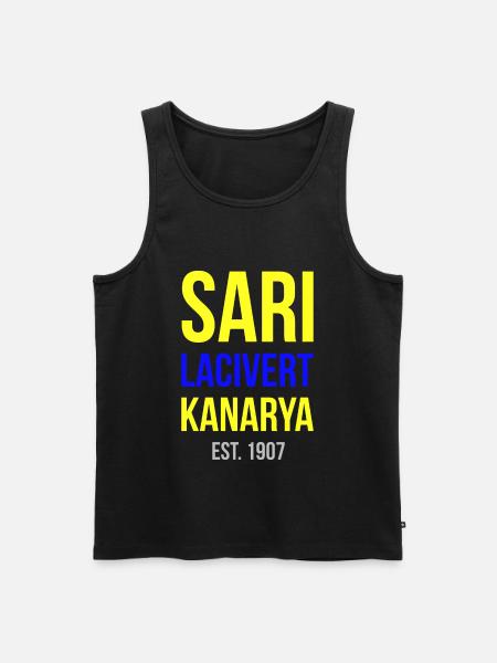 Kanarya - Men's Premium Organic Tank Top - black