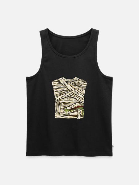 Mummy Costume Halloween - Men's Premium Organic Tank Top - black