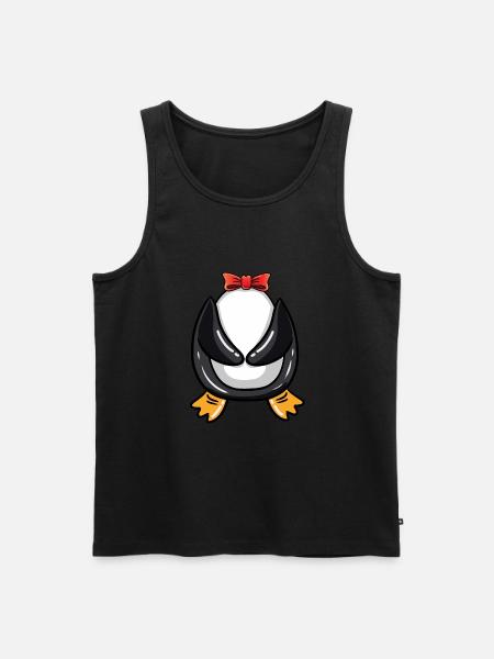 Penguin Costume Halloween - Men's Premium Organic Tank Top - black