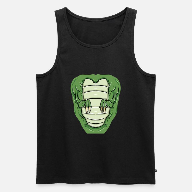 T-Rex-Kostüm Halloween - Männer Premium Bio Tank Top - Schwarz
