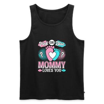 Mama Mutter Baby Geschenk Junge Mädchen - Männer Premium Bio Tank Top - Schwarz - Vorne - Michal (187cm)
