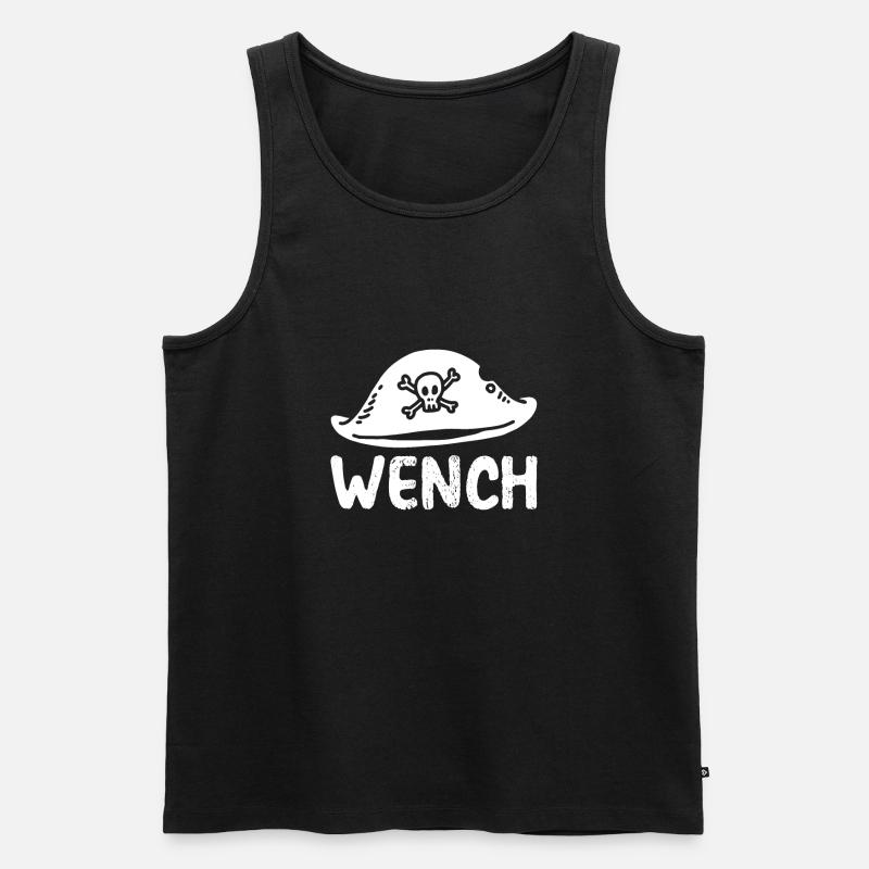 Pirate Hat Dirne - Men's Premium Organic Tank Top - black