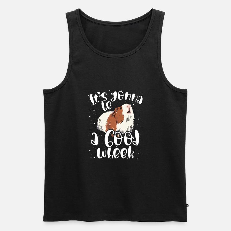 Es Wird Eine Gute Woche - Männer Premium Bio Tank Top - Schwarz