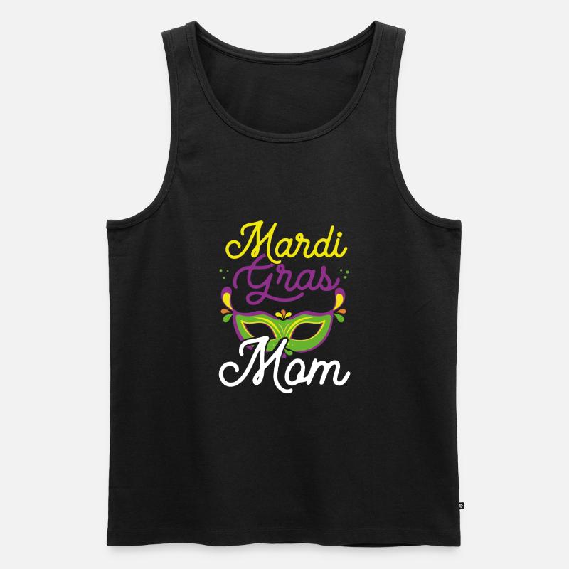 Karneval Mama - Männer Premium Bio Tank Top - Schwarz