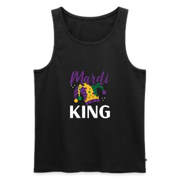 Roi du Carnaval - Débardeur bio Premium Homme - noir - Devant - Michal (187cm)