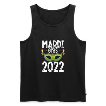 Karneval 2022 - Männer Premium Bio Tank Top - Schwarz - Vorne - Michal (187cm)
