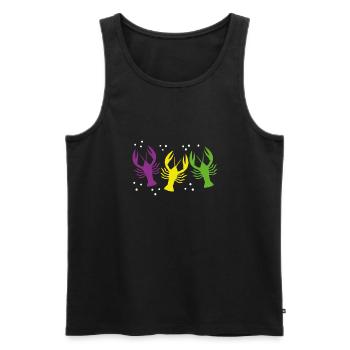 Mardi Gras Hummer - Männer Premium Bio Tank Top - Schwarz - Vorne - Michal (187cm)