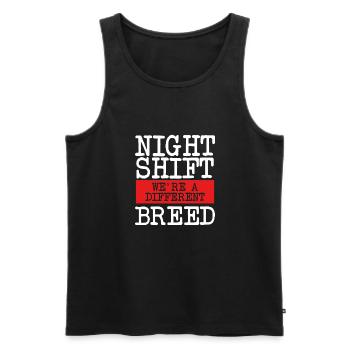 Wir Sind Eine Andere Rasse - Männer Premium Bio Tank Top - Schwarz - Vorne - Michal (187cm)