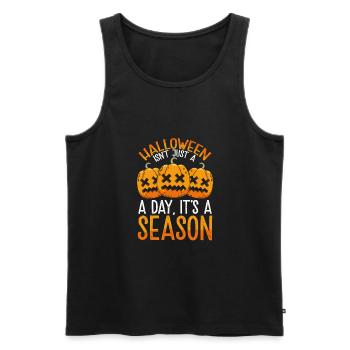 Halloween is not just a day - Men's Premium Organic Tank Top - black - Front - AI Model Male 178 light (178cm)