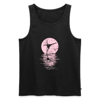 Pole Dance Dancer, Pole Dance, Pole Dancing - Men's Premium Organic Tank Top - black - Front - Michal (187cm)