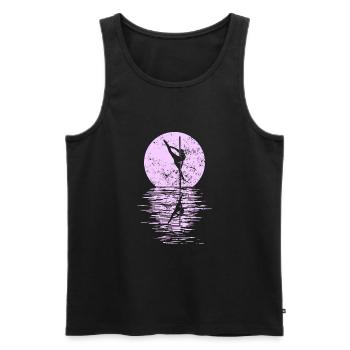 Pole Dance Dancer, Pole Dance, Pole Dancing - Débardeur bio Premium Homme - noir - Devant - AI Model Male 178 light (178cm)