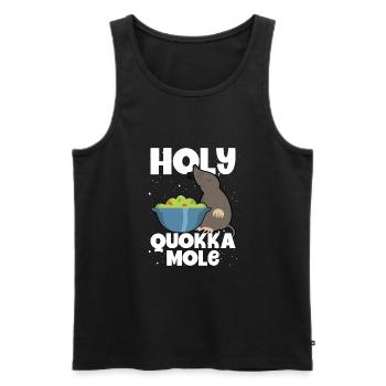 Sacred Quokka Mole - Men's Premium Organic Tank Top - black - Front - Michal (187cm)