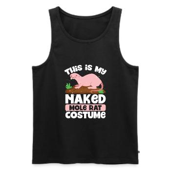 This is my naked mole rat costume - Men's Premium Organic Tank Top - black - Front - Michal (187cm)