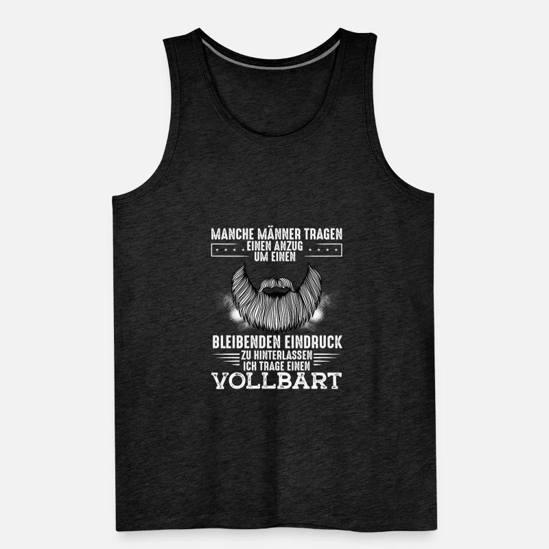 Anzug Oder Vollbart Männer Premium Bio Tank Top