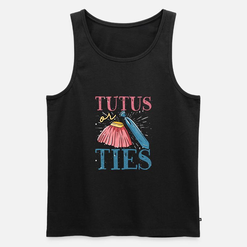 Tutus Oder Krawatten - Männer Premium Bio Tank Top - Schwarz
