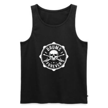 Drummers Drummers Drummers Drummers - Men's Premium Organic Tank Top - black - Front - AI Model Male 178 light (178cm)