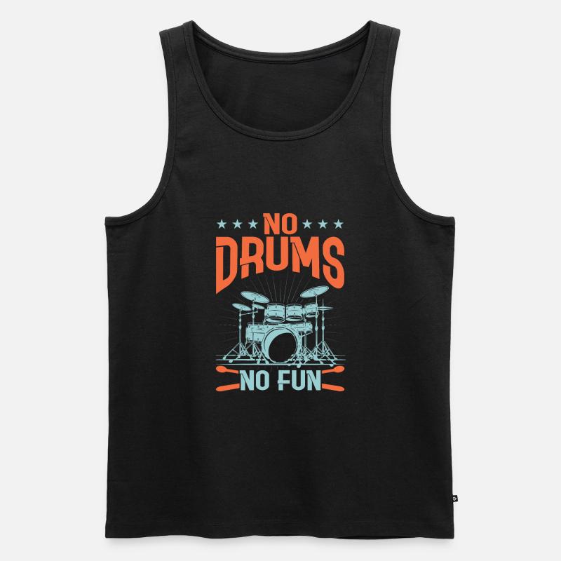 Drummers Drummers Drummers Drummers - Men's Premium Organic Tank Top - black