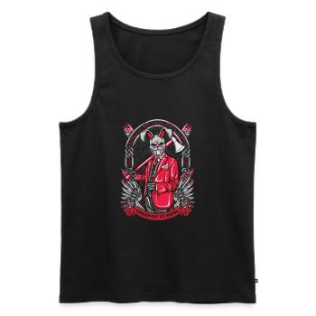 Horror Clown Horror Film Festival + Halloween - Men's Premium Organic Tank Top - black - Front - AI Model Male 178 light (178cm)