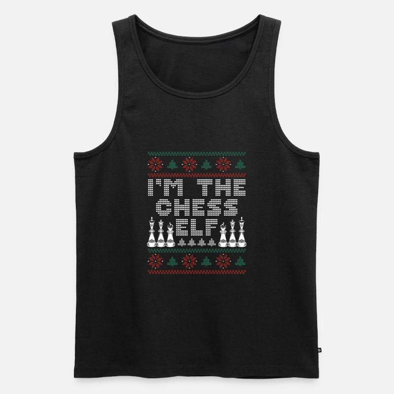 Ich Bin Der Schachelf - Männer Premium Bio Tank Top - Schwarz