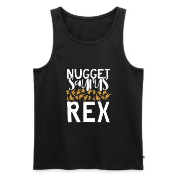 Pépite Saurus Rex - Débardeur bio Premium Homme - noir - Devant - Michal (187cm)